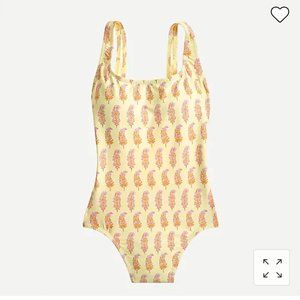J CREW x SZ Blockprints Yellow One Piece Size 12